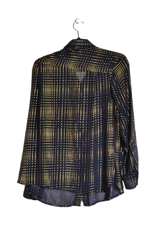 ELLEN TRACY Women Button Down Tops Regular fit in Black - S - Velora