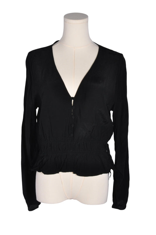 H&M Women Blouses Regular fit in Black - 6 - Velora