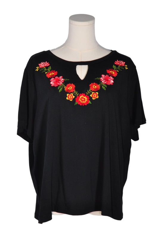 SHEIN Women Blouses Regular fit in Black - 2XL - Velora