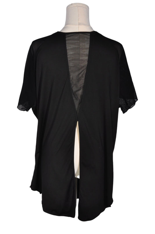 SHEIN Women T-Shirts Regular fit in Black - 2XL - Velora