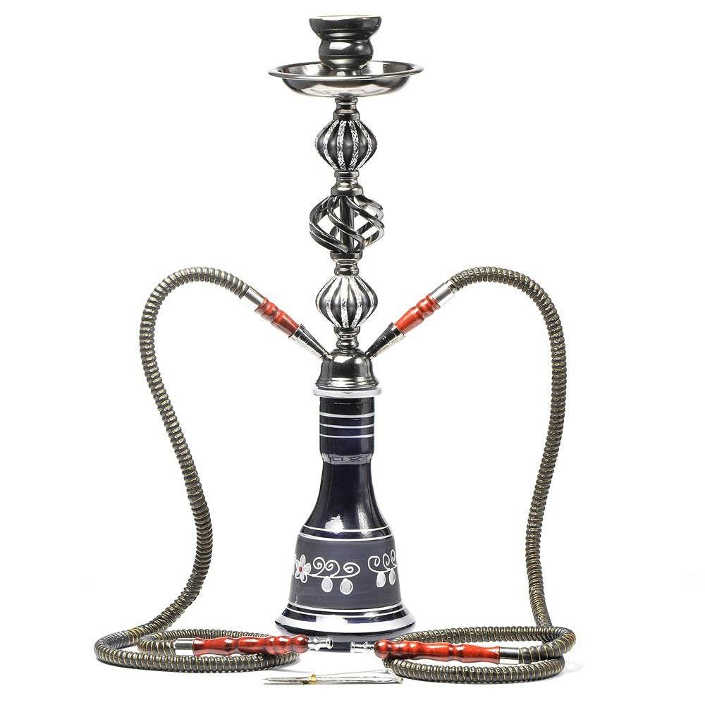 Double pipe glass hookah - Velora
