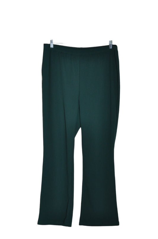 SHEIN Women Work Pants Regular fit in Green - XL - Velora