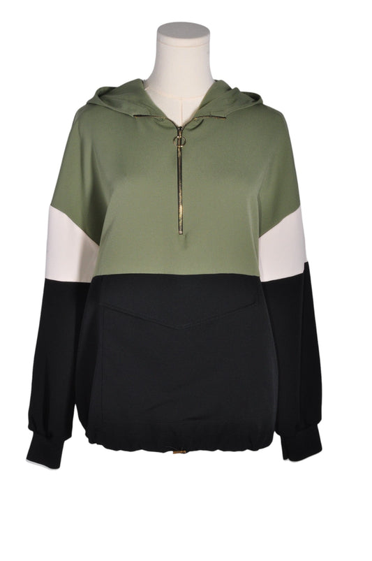 ZARA Women Sweatshirts Regular fit in Green - S - Velora