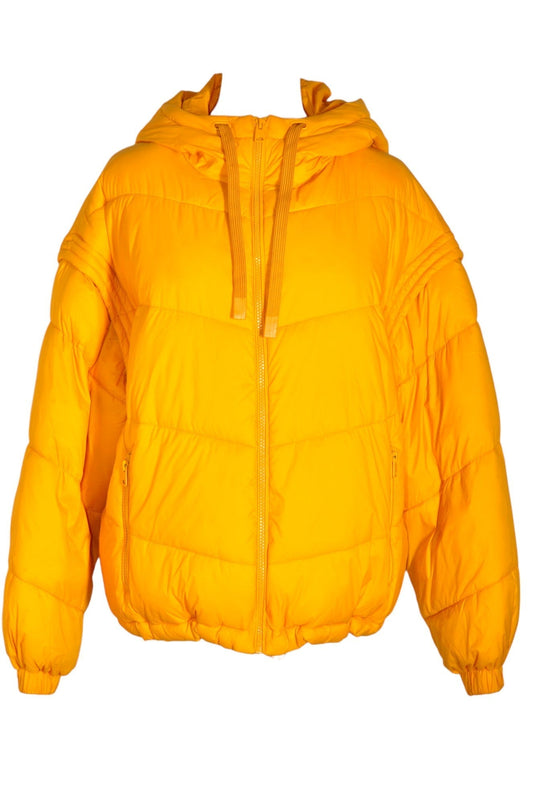 ZARA Women Puffer Jackets Regular fit in Yellow - M - Velora
