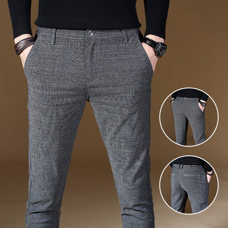 Fashion High Quality Men Spring Autumn Slim fit straight Trouser - Velora