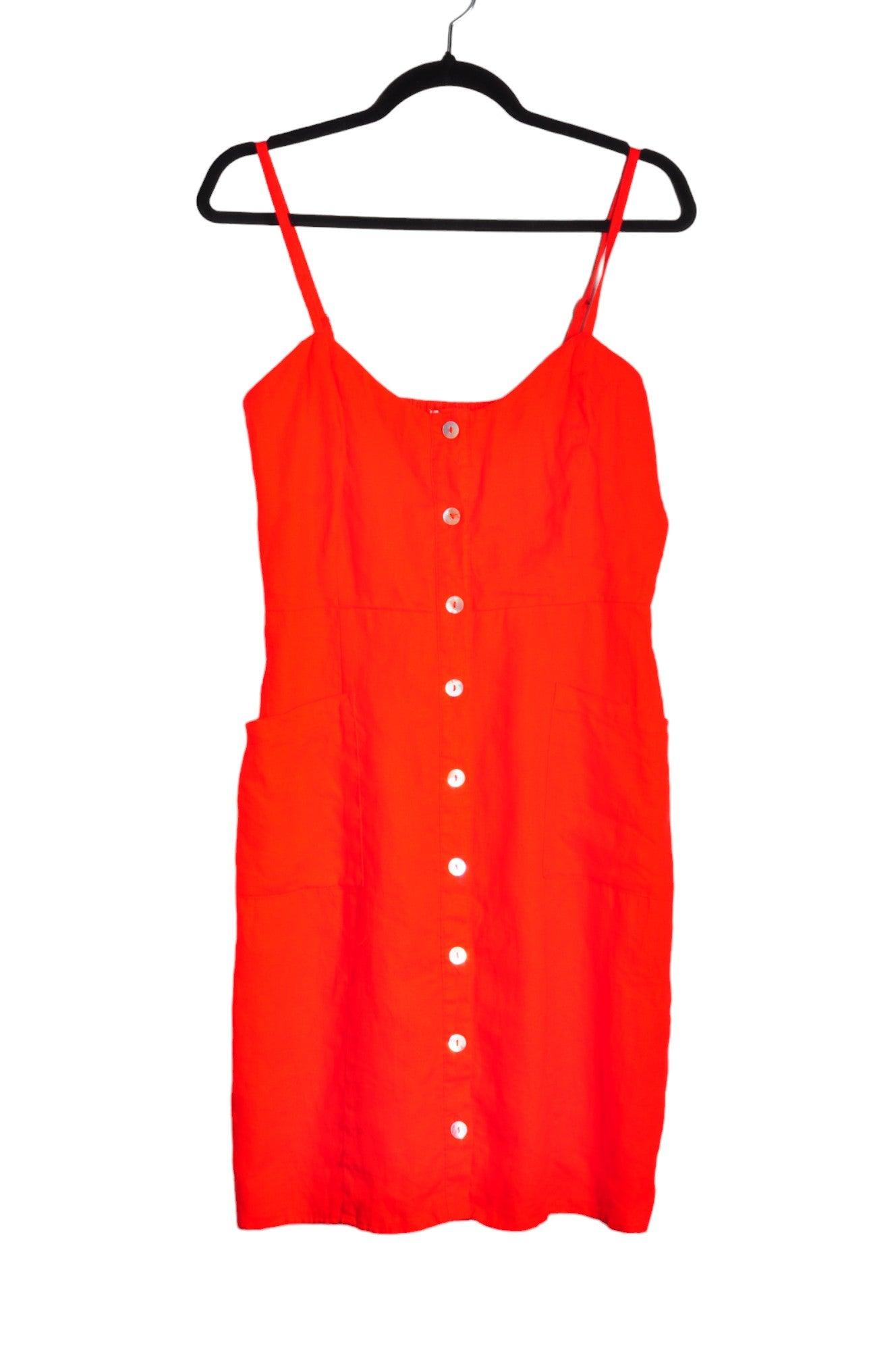 CYNTHIA ROWLEY Women Drop Waist Dresses Regular fit in Orange - 8 - Velora