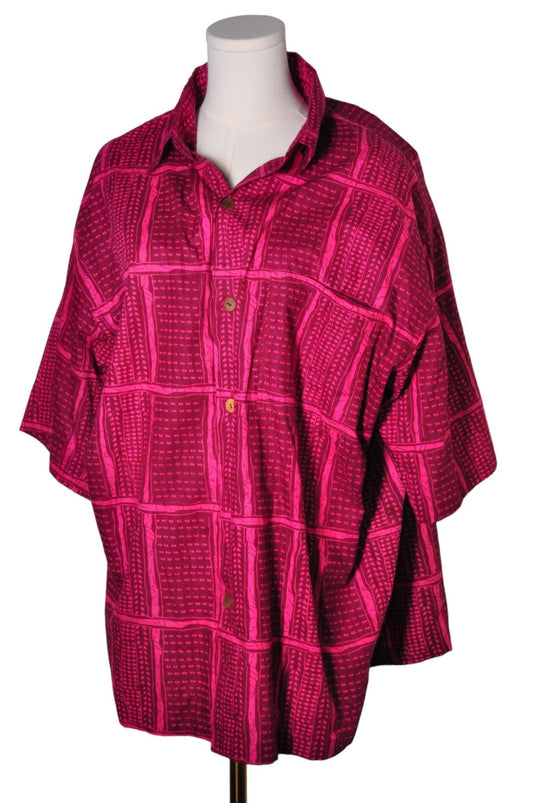 NOA NOA Men Button Down Tops Regular fit in Red - L - Velora