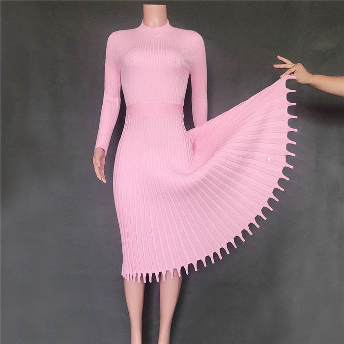 Solid elegant dress - Velora