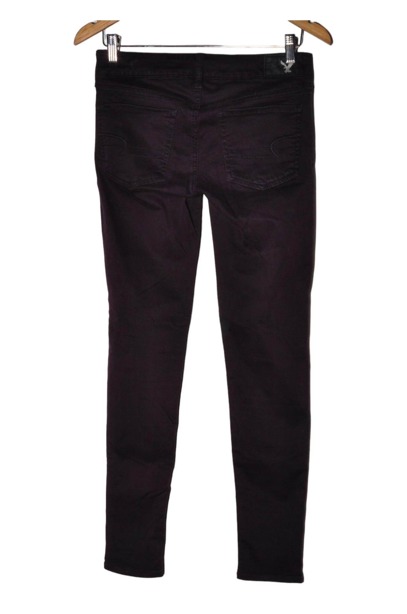 AMERICAN EAGLE Women Straight-Legged Jeans Regular fit in Purple - 2 - Velora