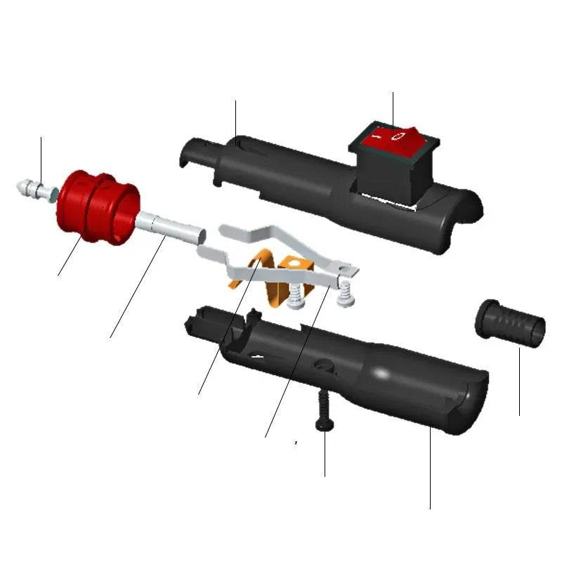 Pure Copper High Power 5A European Red Headband Car Cigarette Lighter - Velora