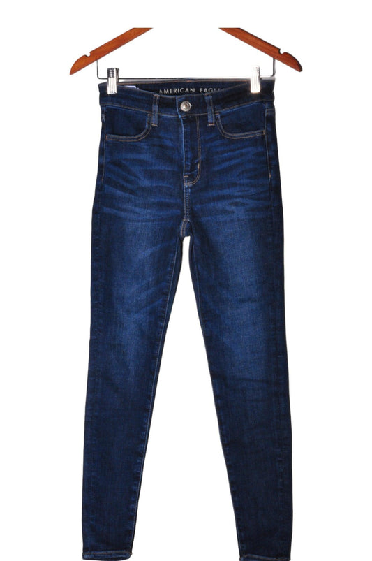 AMERICAN EAGLE Women Straight-Legged Jeans Regular fit in Blue - 2 - Velora