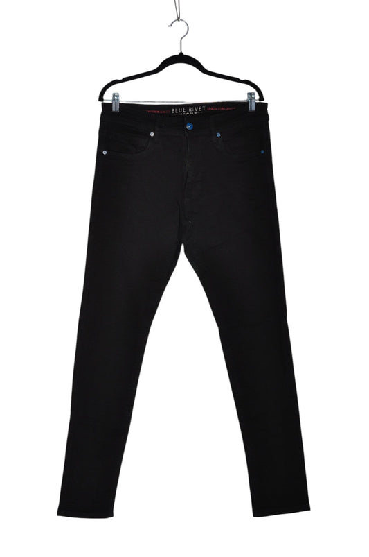 BLUE RIVET Women Skinny Jeans Regular fit in Black - 32 - Velora