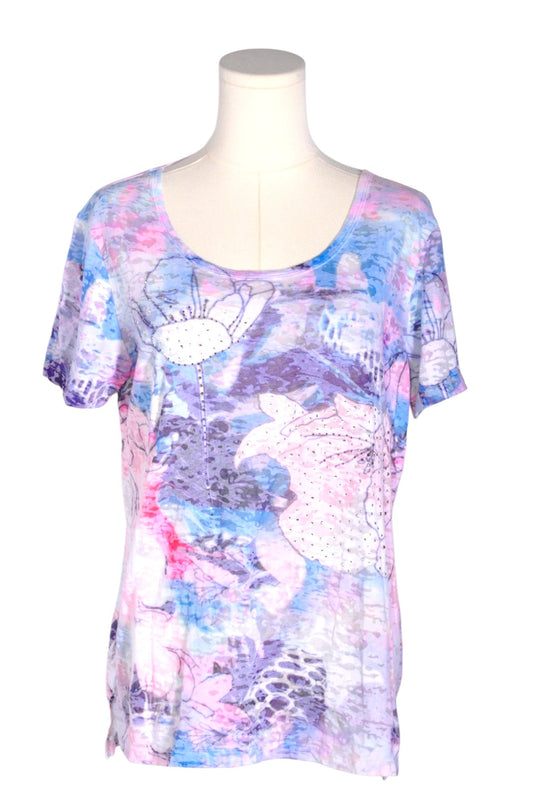 UNBRANDED Women T-Shirts Regular fit in Purple - L - Velora