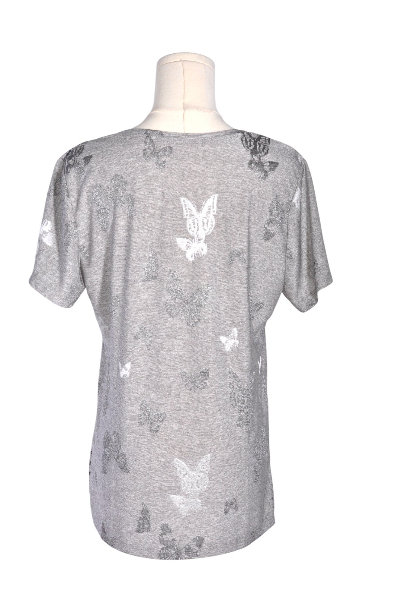 UNBRANDED Women T-Shirts Regular fit in Gray - L - Velora