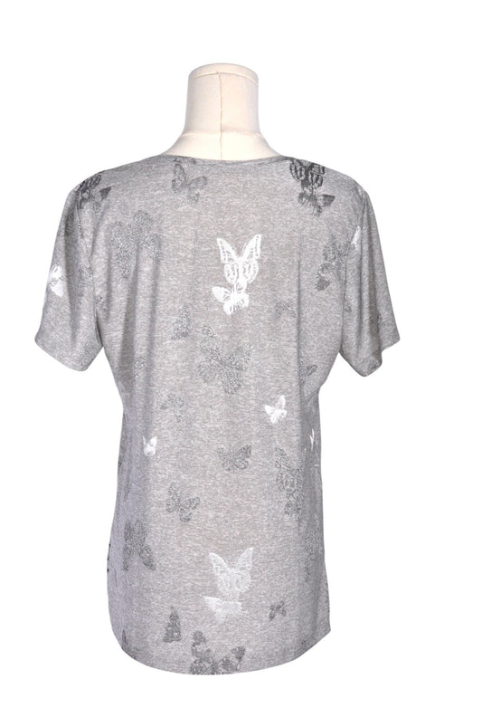 UNBRANDED Women T-Shirts Regular fit in Gray - L - Velora