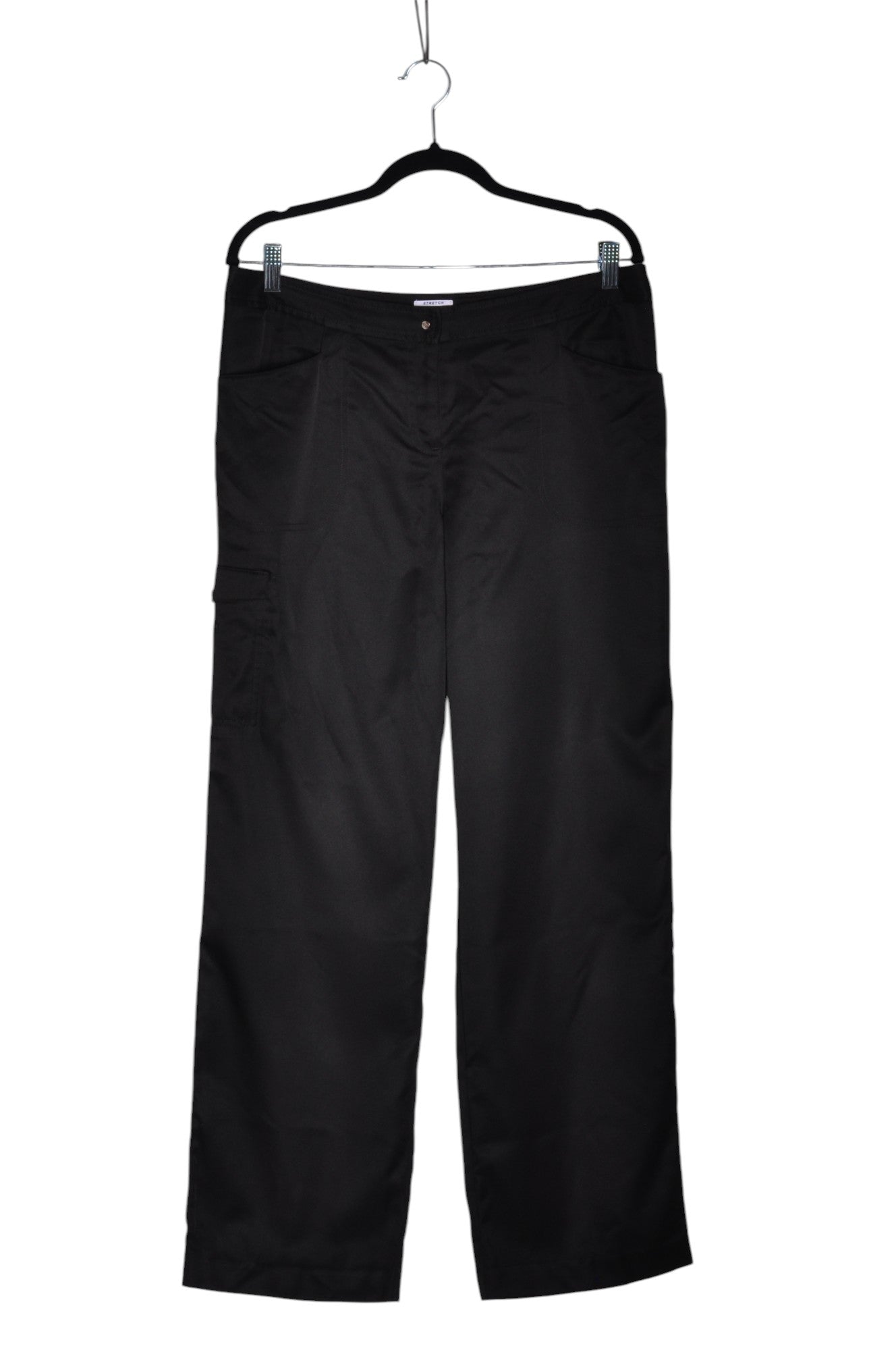 IZOD Women Cargo Pants Regular fit in Black - 12 - Velora