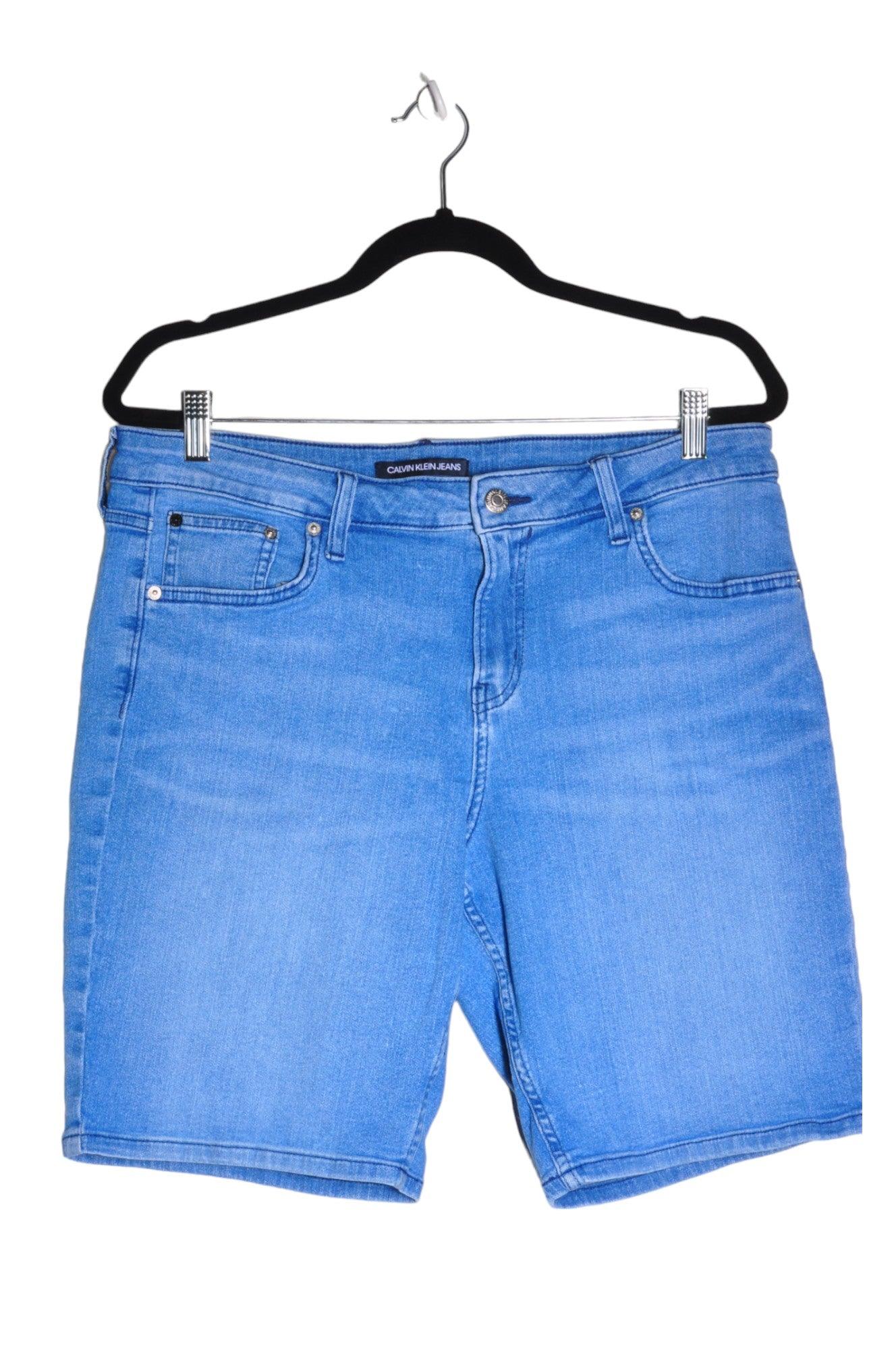 CALVIN KLEIN Women Denim Shorts Regular fit in Blue - 16 - Velora
