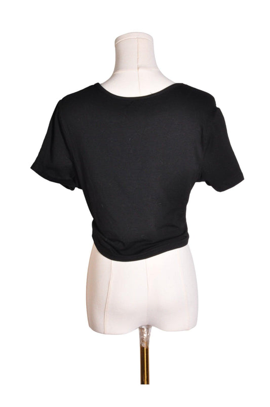 SHEIN Women Crop Tops Regular fit in Black - 0XL - Velora