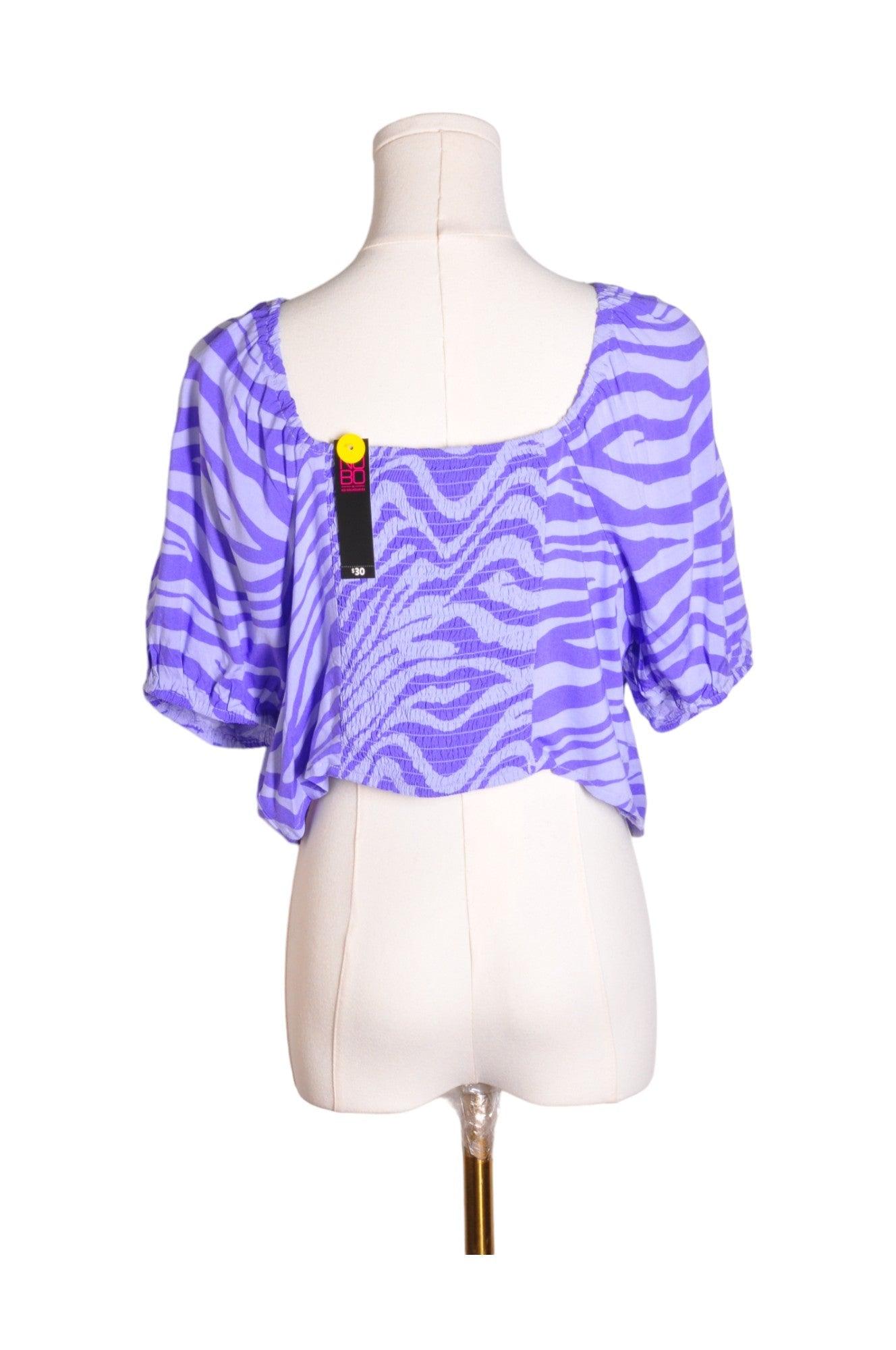 NOBO Women Crop Tops Regular fit in Purple - XXL - Velora