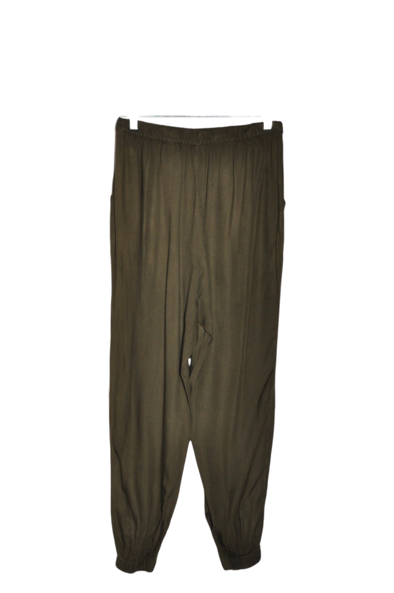 H&M Women Work Pants Regular fit in Green - 8 - Velora