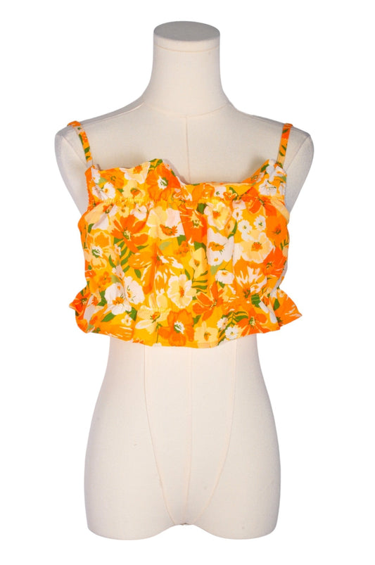 H&M Women Crop Tops Regular fit in Orange - 8 - Velora