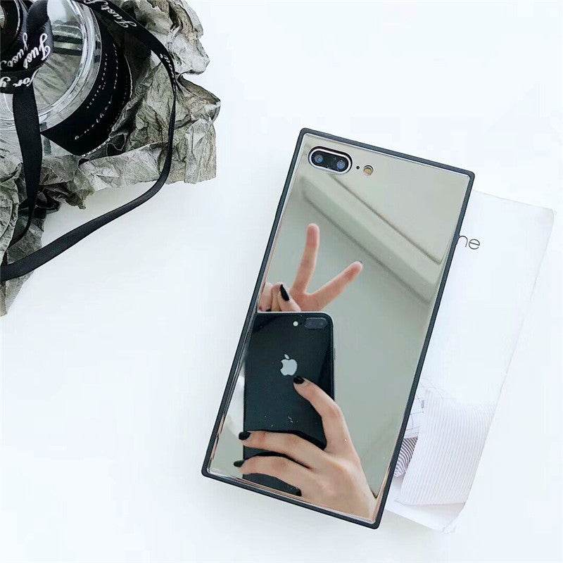 Glass Mirror phone case Women iphone case - Velora