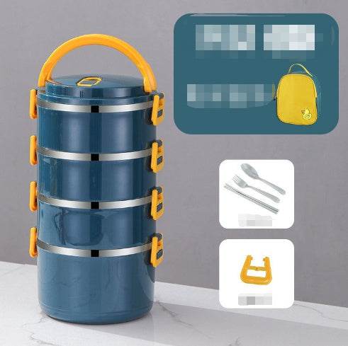 Multilayer Thermal Stainless Steel Insulated Lunch Box for Adults - Velora