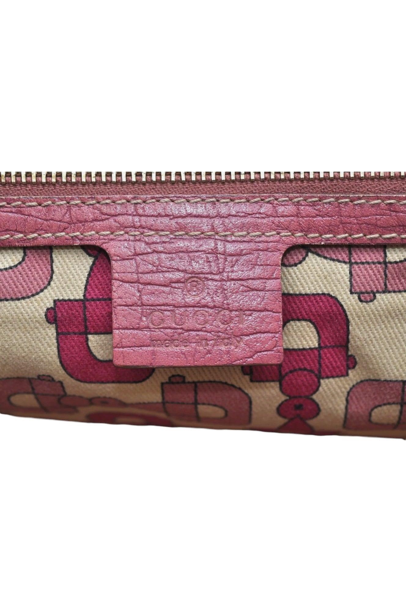 GUCCI Sherry Line Shoulder Tote Bag GG Canvas Leather Beige 7192K - Velora