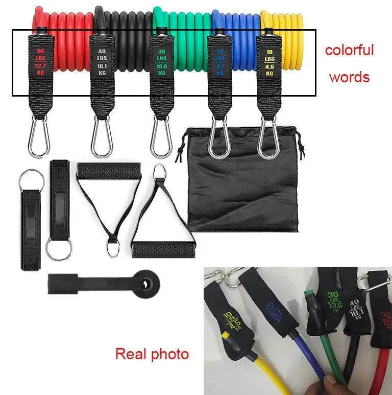 Fitness Rally Elastic Rope Resistance Band set - Velora