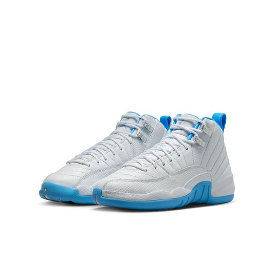 Y Air Jordan 12 Retro "White and University Blue" 153265-112 - Velora