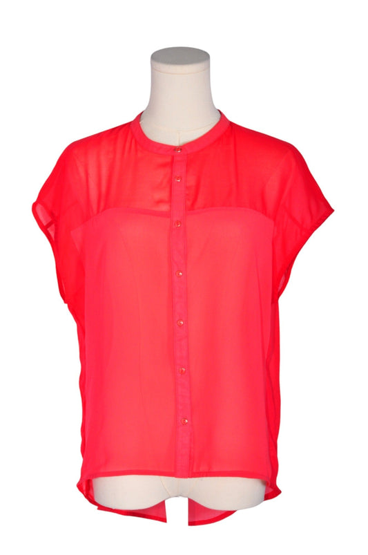 PROPAGANDA Women Button Down Tops Regular fit in Red - S - Velora