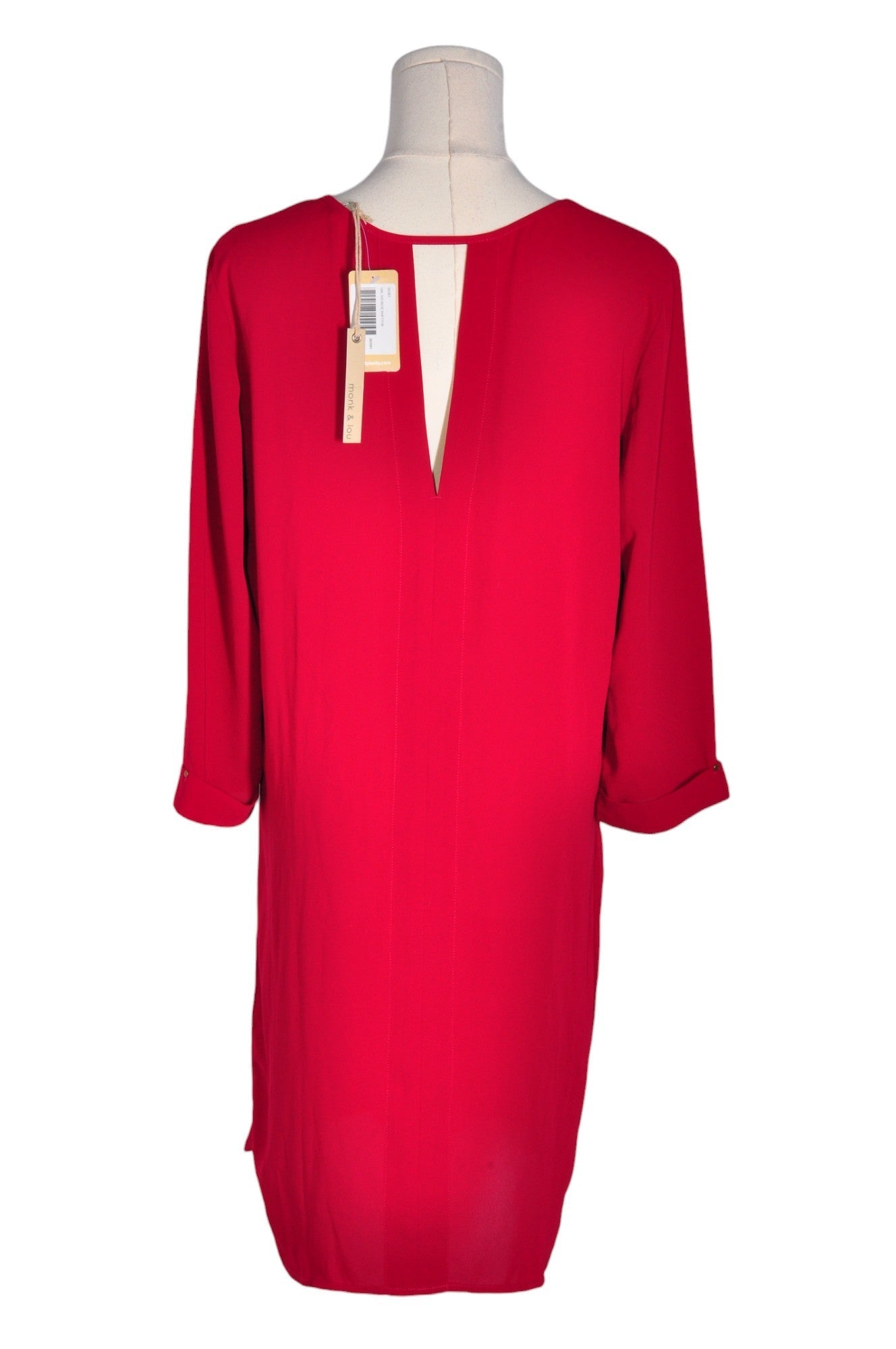 MONK & LOU Women Shift Dresses Regular fit in Red - S - Velora