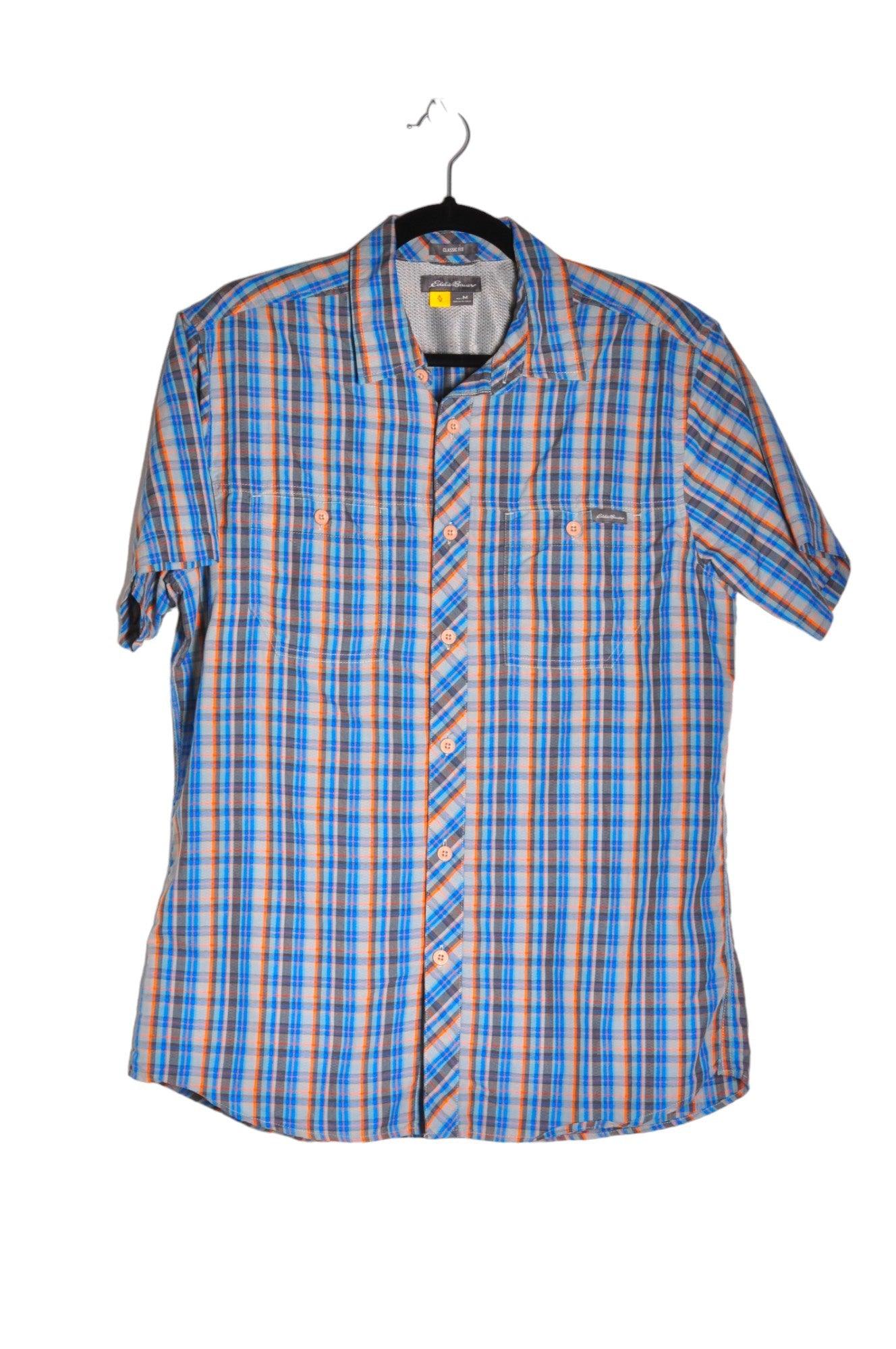 EDDIE BAUER Men Button Down Tops Regular fit in Blue - M - Velora