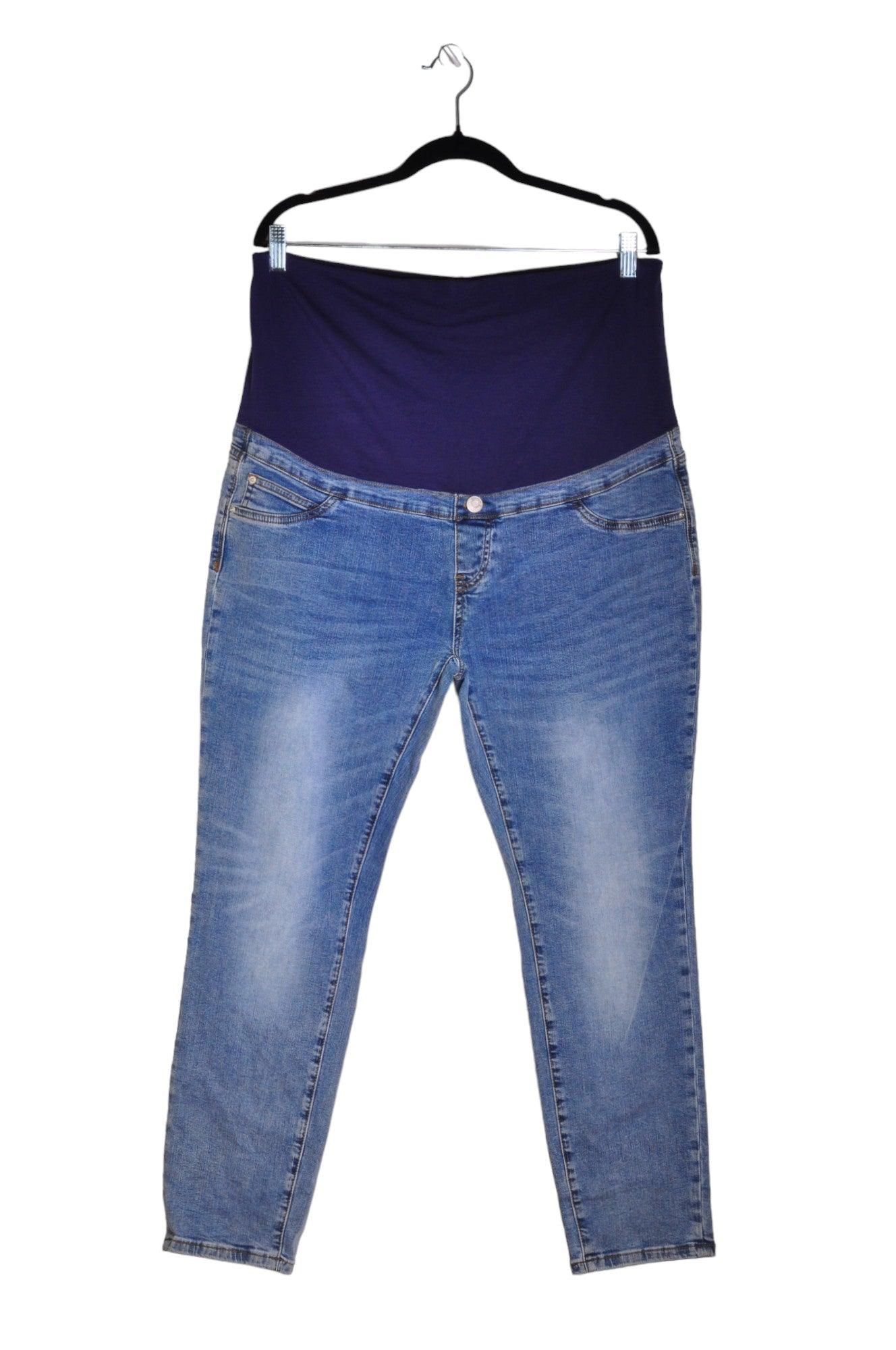 ANGELS MATERNITY Women Straight-Legged Jeans Regular fit in Blue - XL, XXL - Velora