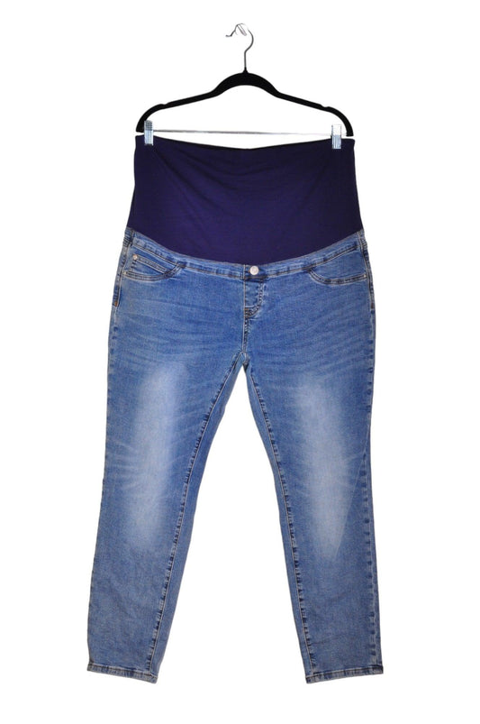 ANGELS MATERNITY Women Straight-Legged Jeans Regular fit in Blue - XL, XXL - Velora