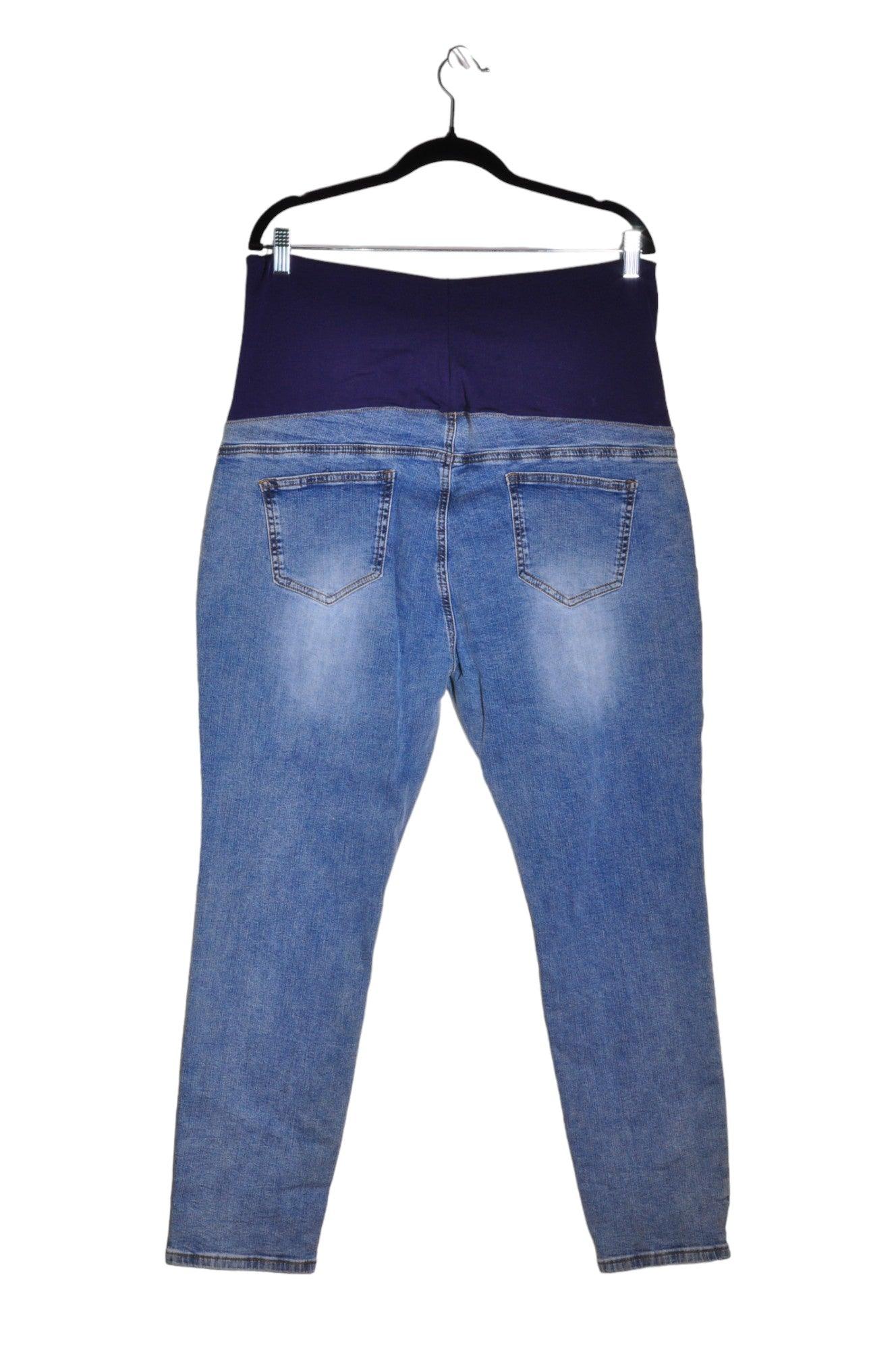 ANGELS MATERNITY Women Straight-Legged Jeans Regular fit in Blue - XL, XXL - Velora