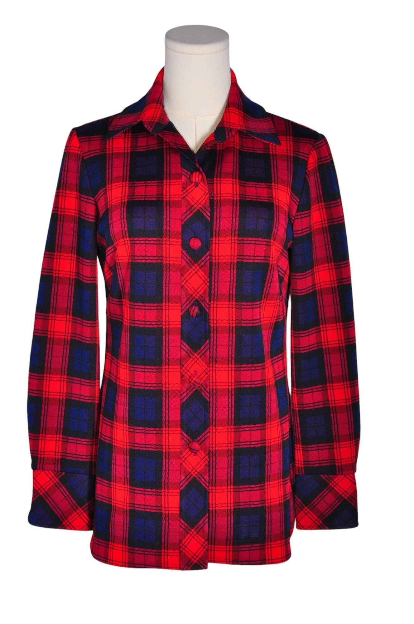 DAVID SNIDER Women Button Down Tops Regular fit in Red - L - Velora