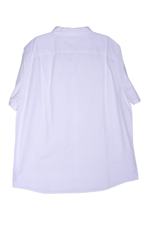AMERICAN EAGLE Men Button Down Tops Regular fit in White - 3XL - Velora