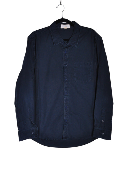 HUDSON BAY Men Button Down Tops Regular fit in Black - L - Velora