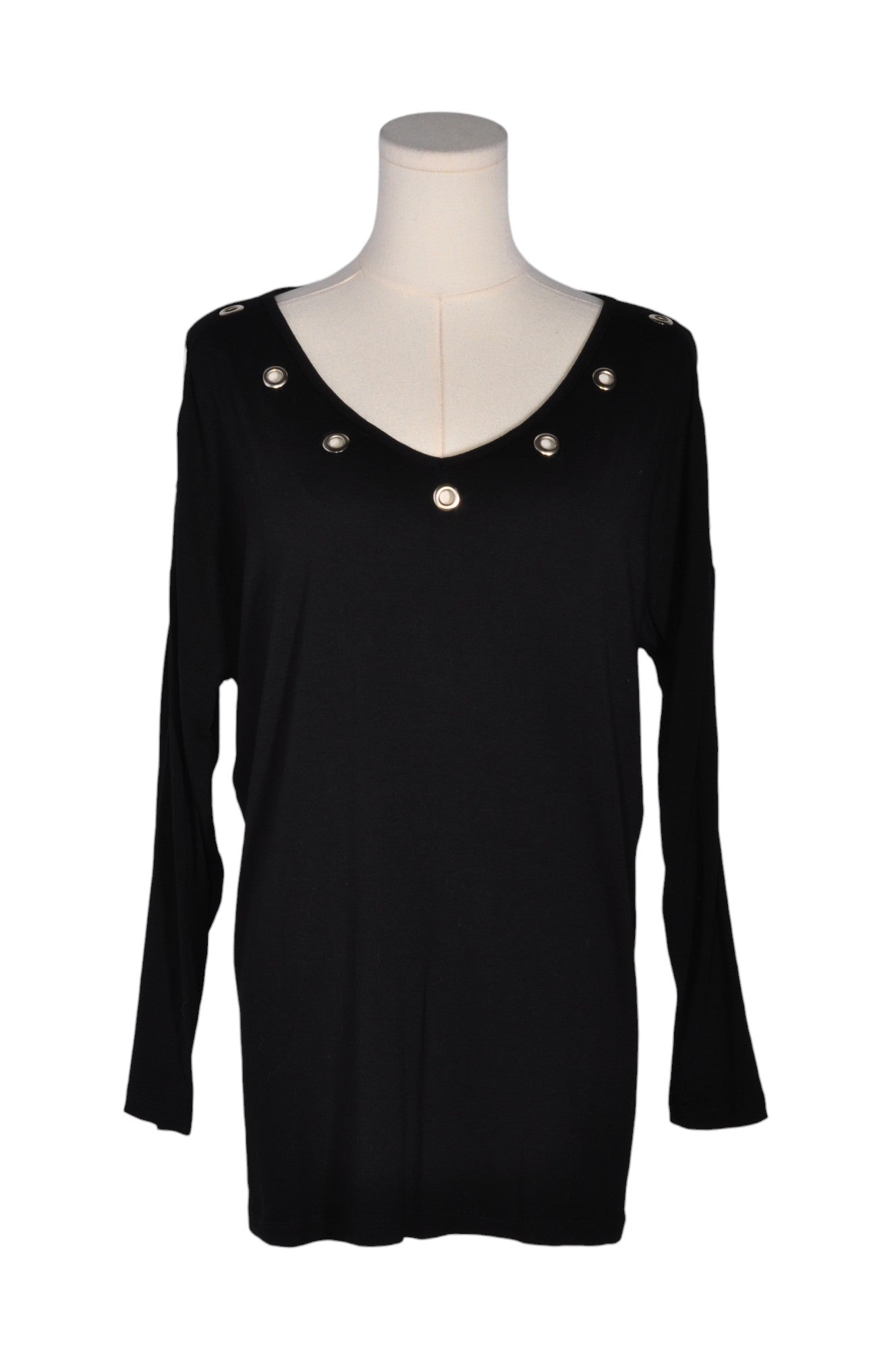 MILAN KISS Women T-Shirts Regular fit in Black - L - Velora