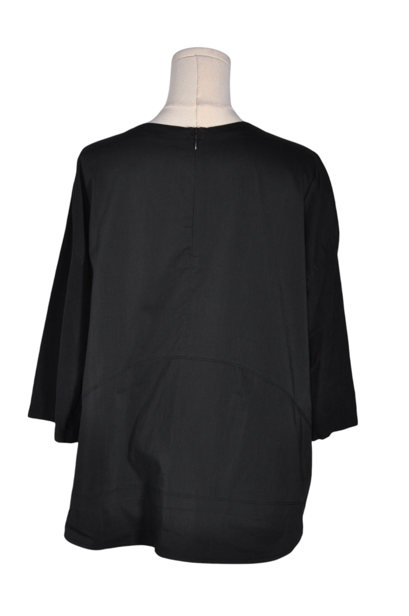 UNBRANDED Women Tunics Regular fit in Black - M - Velora
