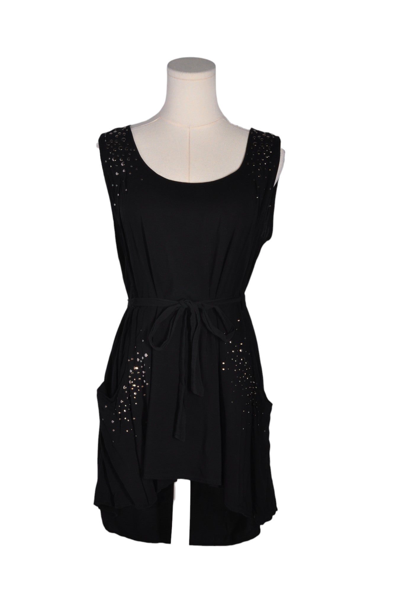 UNBRANDED Women Midi Dresses Regular fit in Black - L - Velora