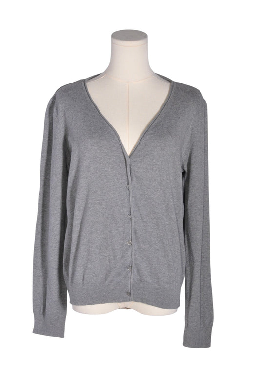 H&M Women Cardigans Regular fit in Gray - L - Velora