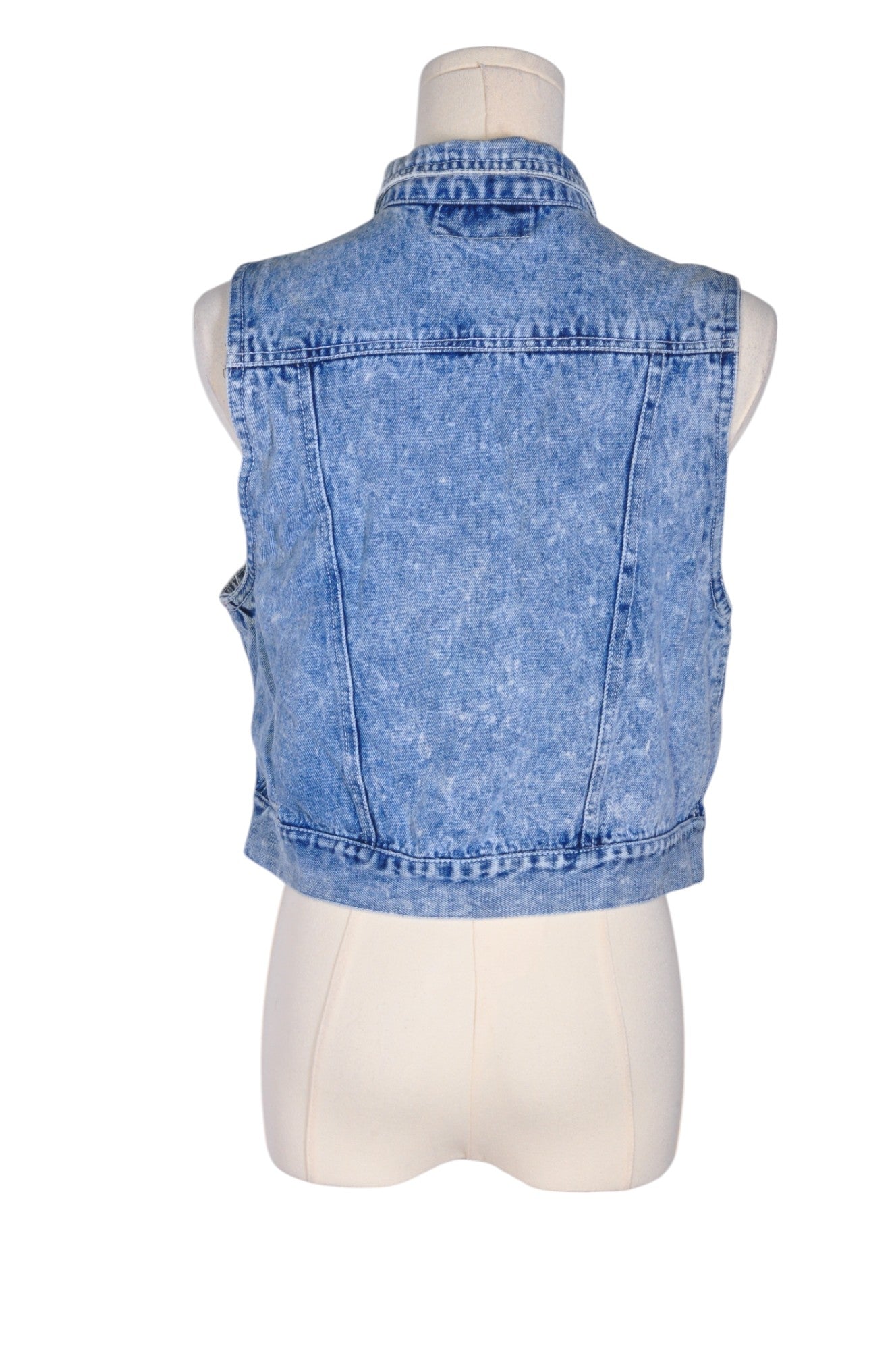 UNBRANDED Women Denim Tops Regular fit in Blue - S - Velora