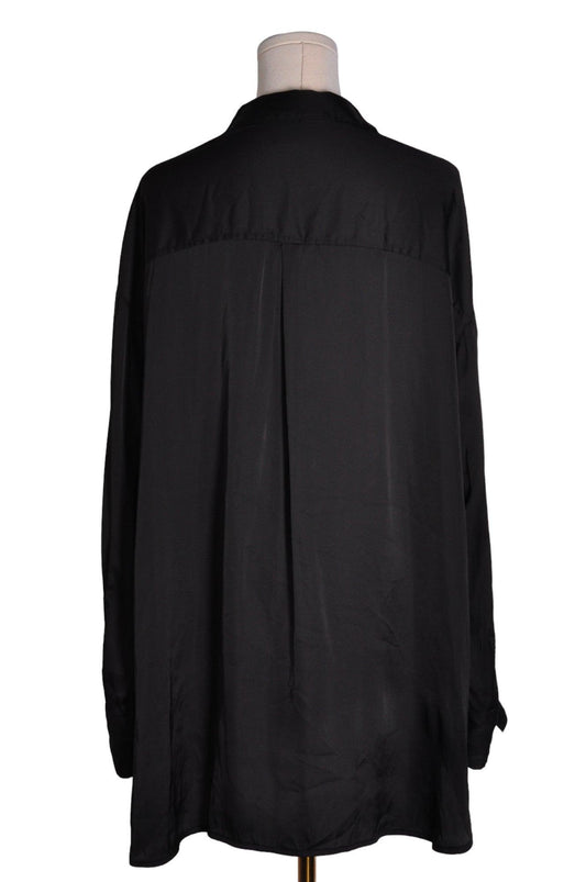 OLD NAVY Women Button Down Tops Regular fit in Black - XXL - Velora