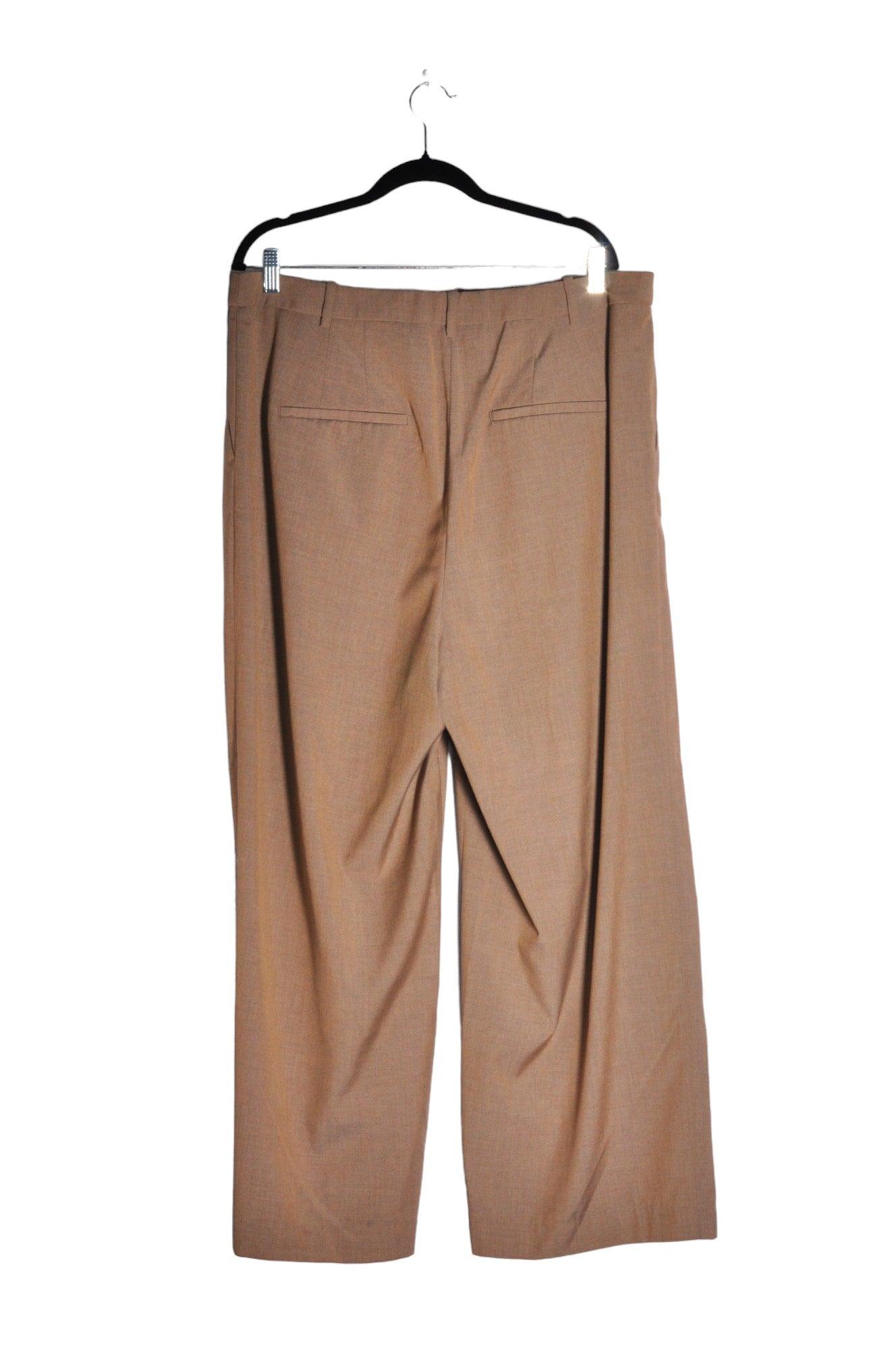H&M Women Work Pants Regular fit in Brown - 18 - Velora