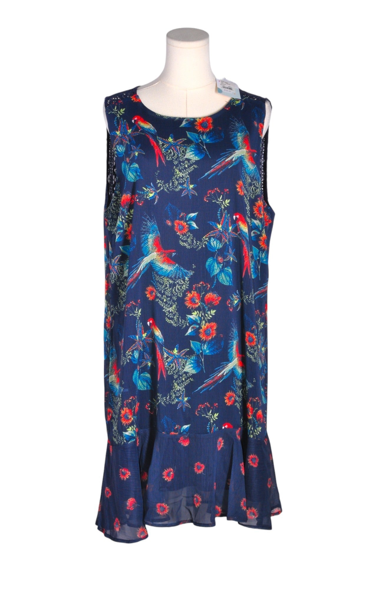 SMASH Women Drop Waist Dresses Regular fit in Blue - XL - Velora