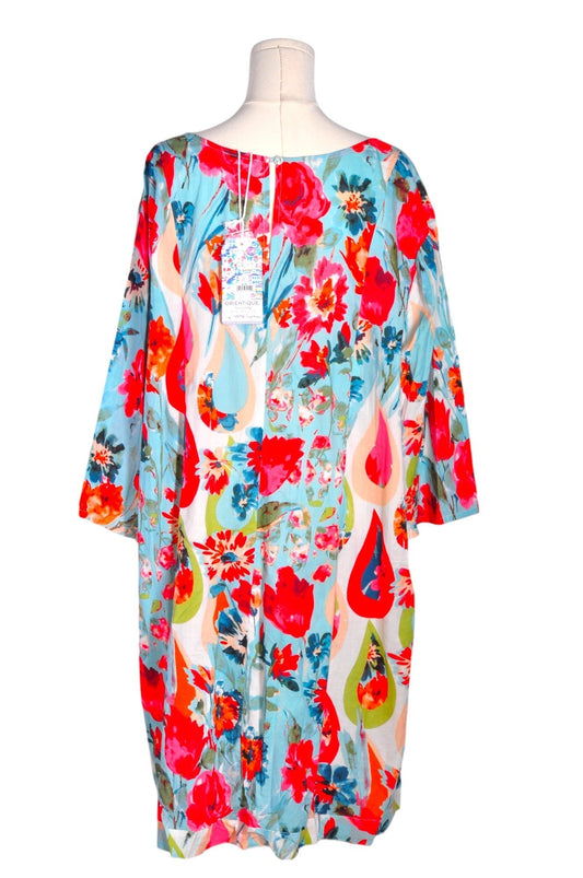 ORIENTIQUE Women Drop Waist Dresses Regular fit in Blue - XL - Velora