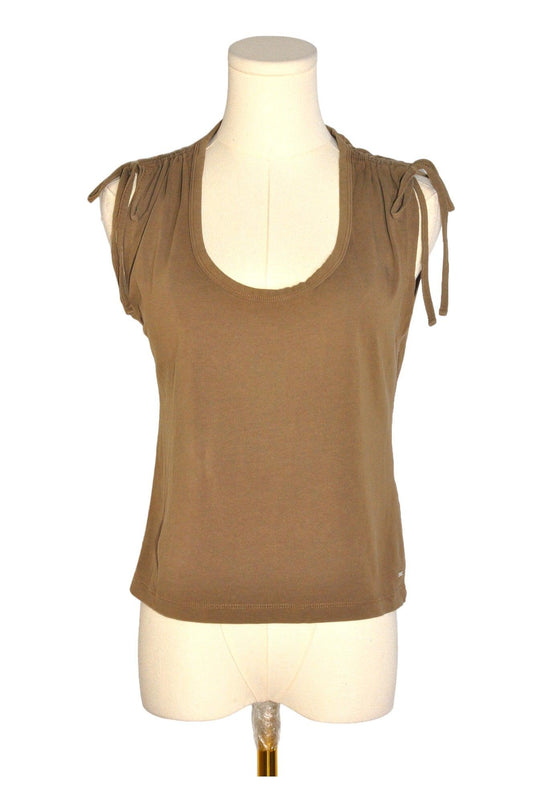 GUESS Women Crop Tops Regular fit in Brown - M - Velora