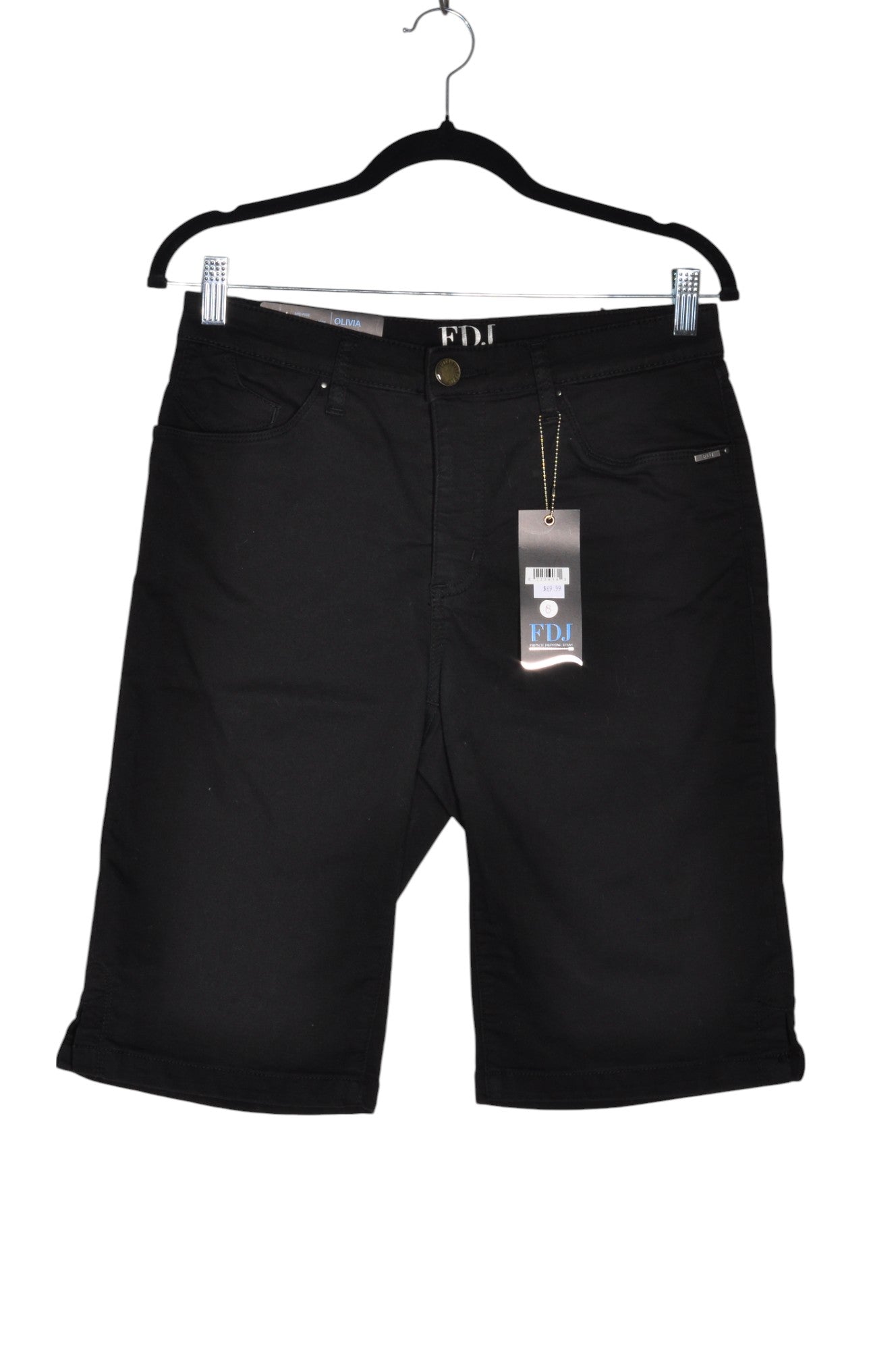 FDJ Women Classic Shorts Regular fit in Black - 8 - Velora